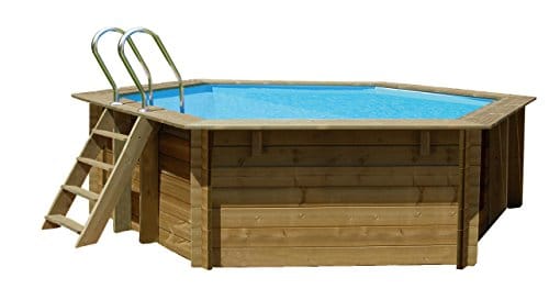 Piscine Bois Gre Vanille TerraPools 412x119 cm