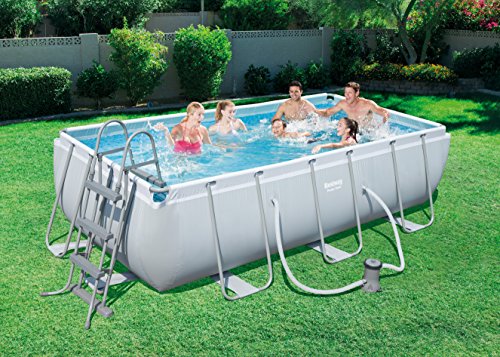 Bestway - Piscine hors sol rectangulaire Power Steel