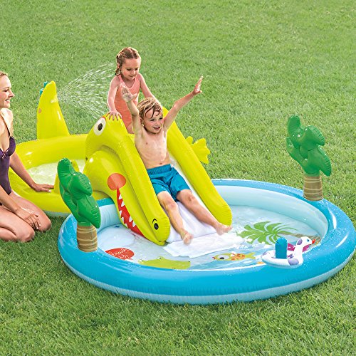 Intex Centre de Jeux Aquatique avec Toboggan